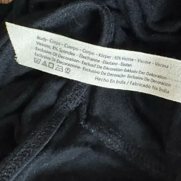 Free People Intimately Black Bodysuit Women’s Small - Picture 2 of 5